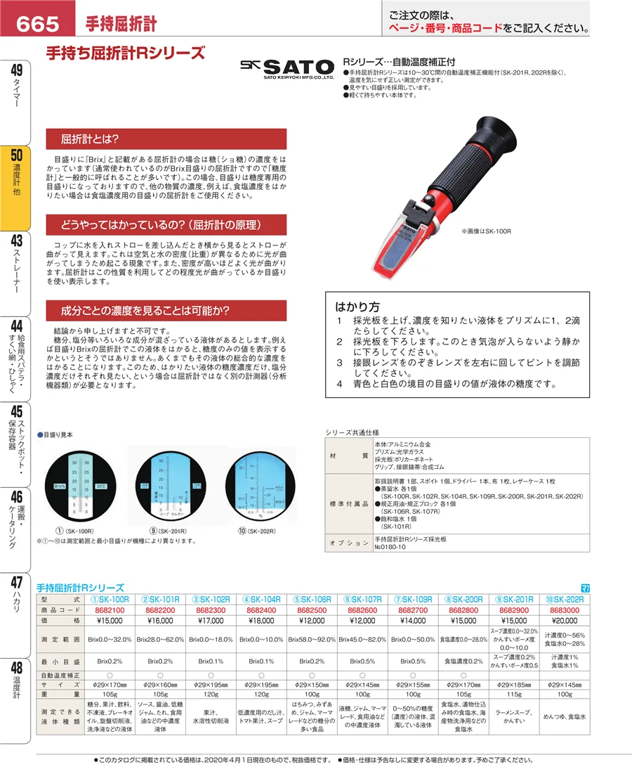 濃度計 他 ページ665