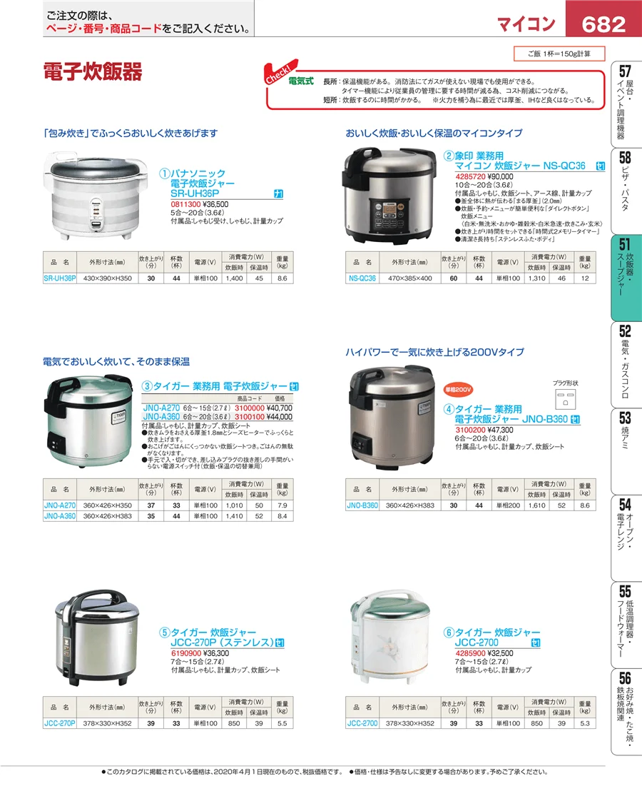 炊飯器・スープジャー ページ682