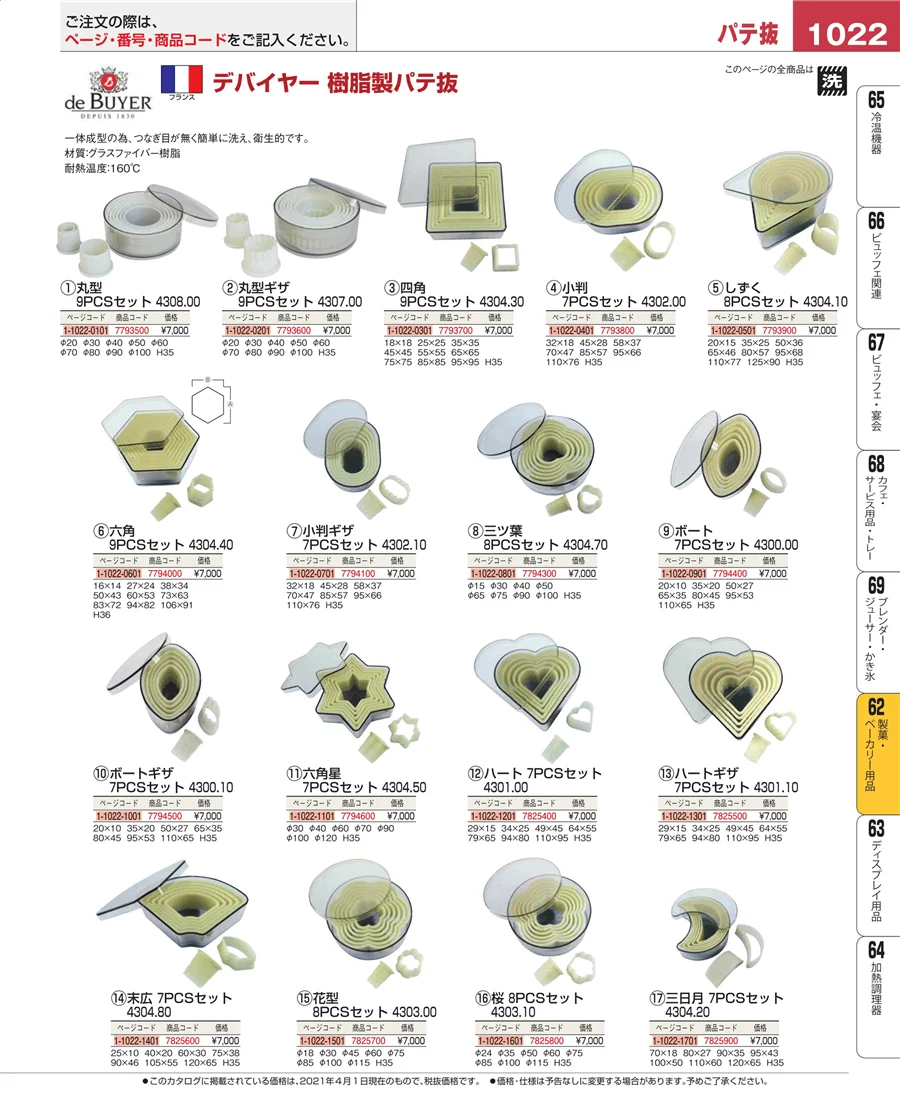 製菓・ベーカリー用品 ページ1022