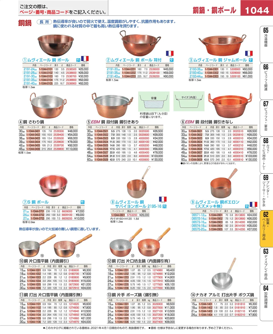 製菓・ベーカリー用品 ページ1044