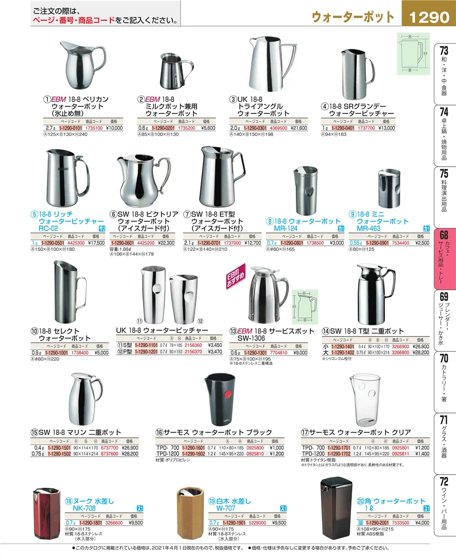 カフェ・サービス用品・トレー ページ1290
