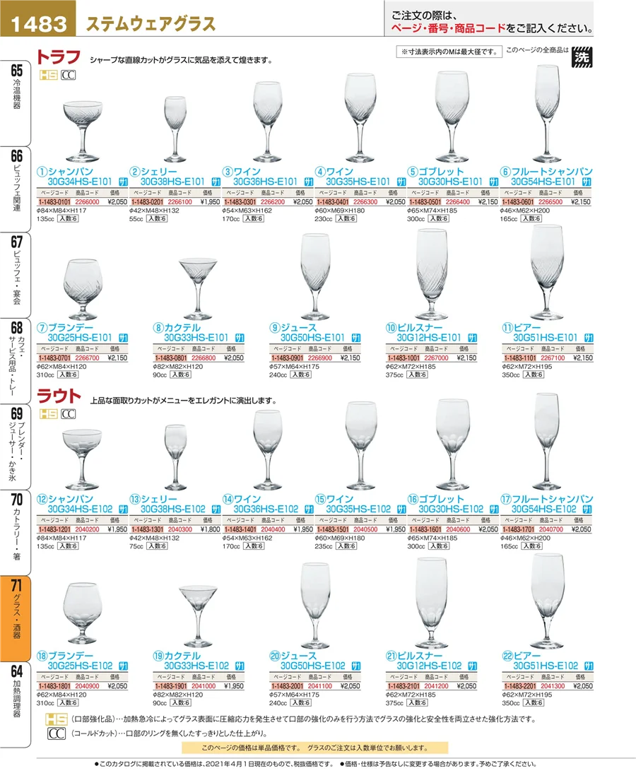 グラス・酒器 ページ1483