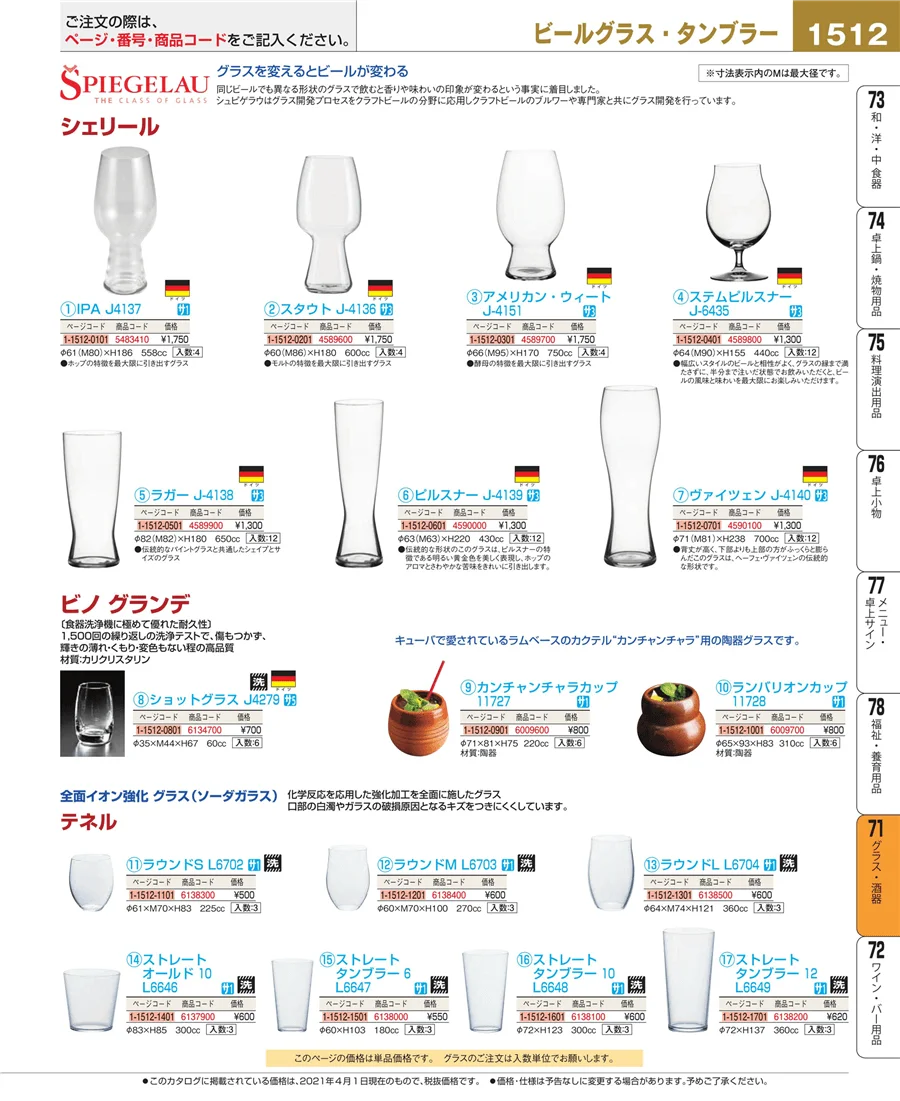 グラス・酒器 ページ1512