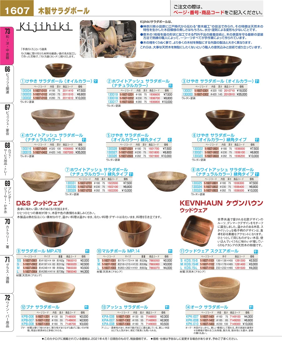 和・洋・中 食器 ページ1607