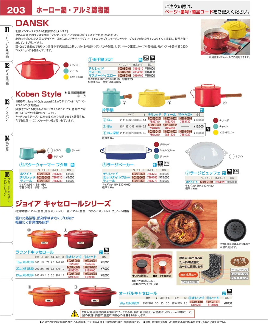 ブランドキッチンコレクション ページ203