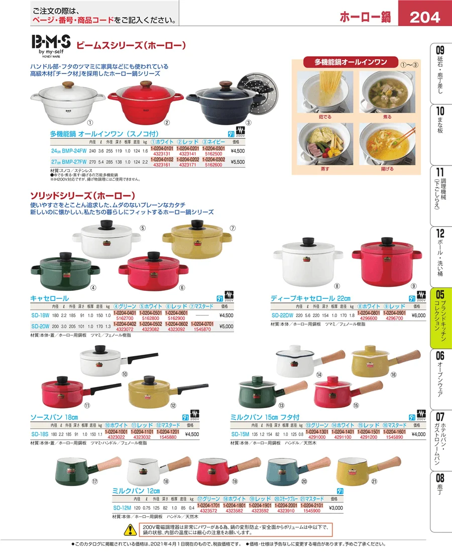 ブランドキッチンコレクション ページ204