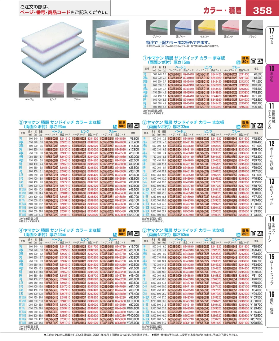 まな板 ページ358