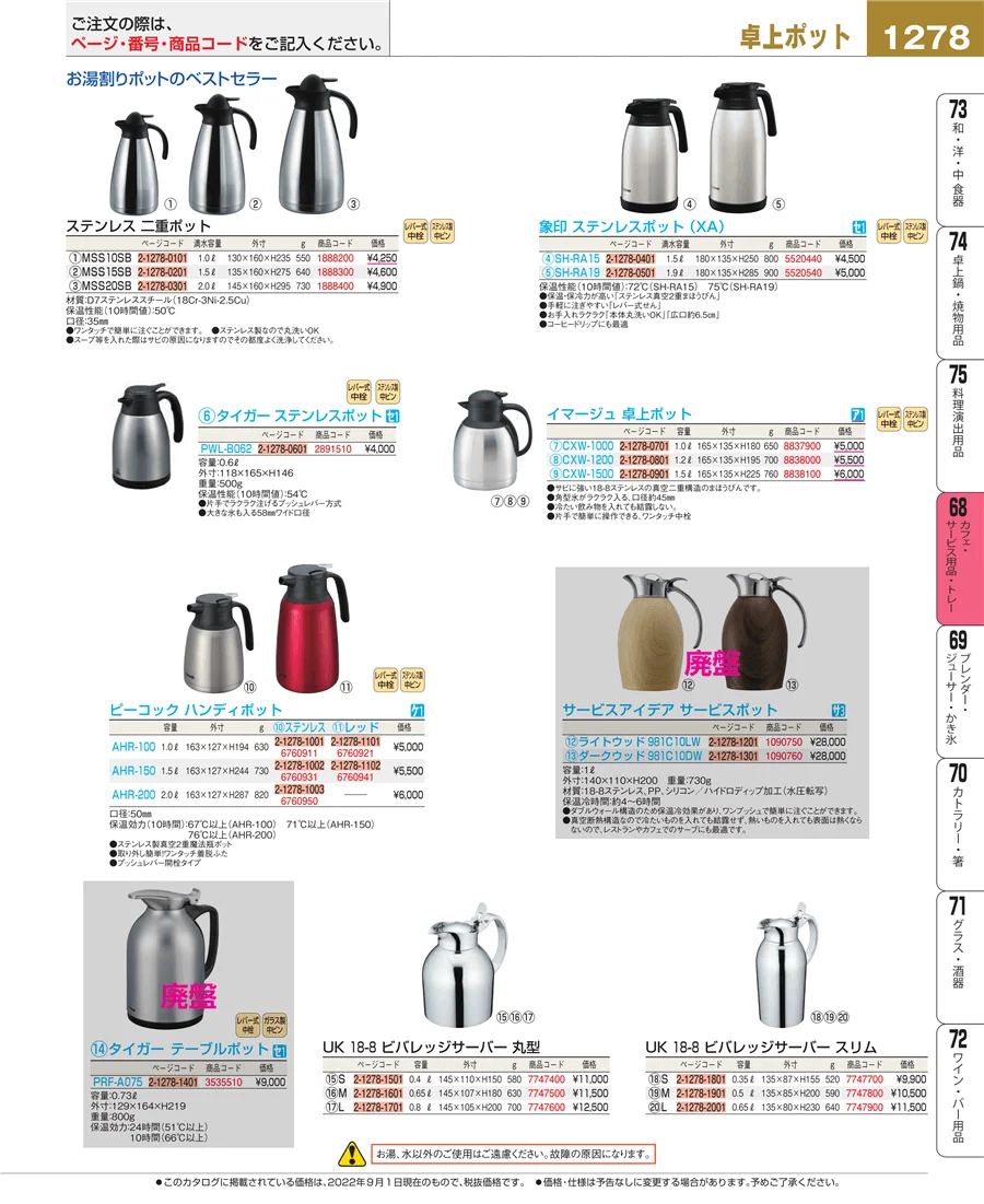 カフェ・サービス用品・トレー ページ1278