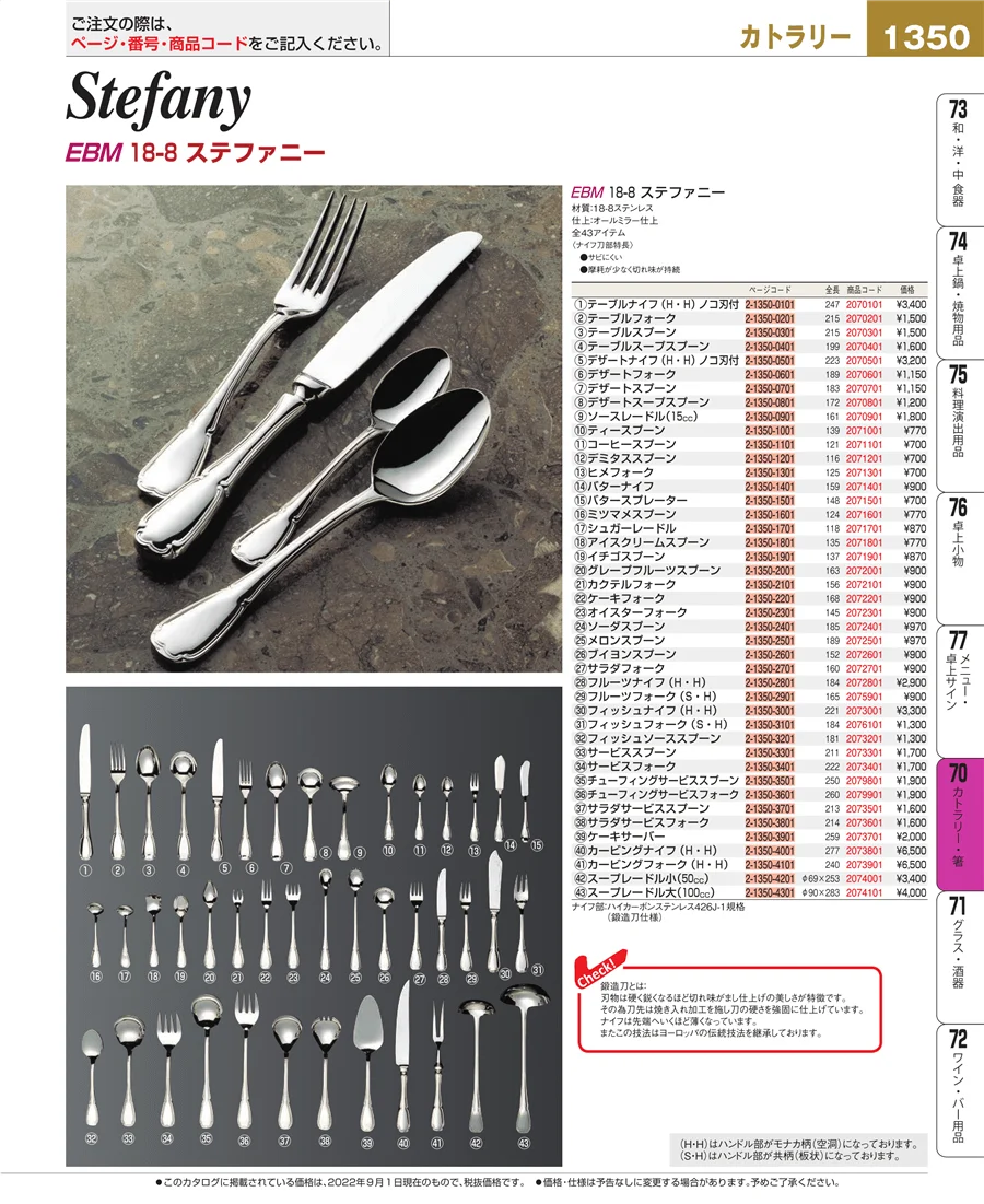 カトラリー・箸 ページ1350