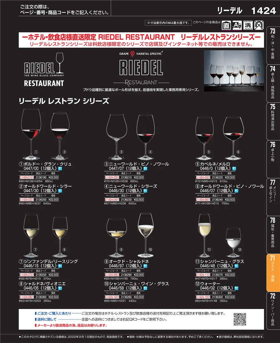 グラス・酒器 ページ1424