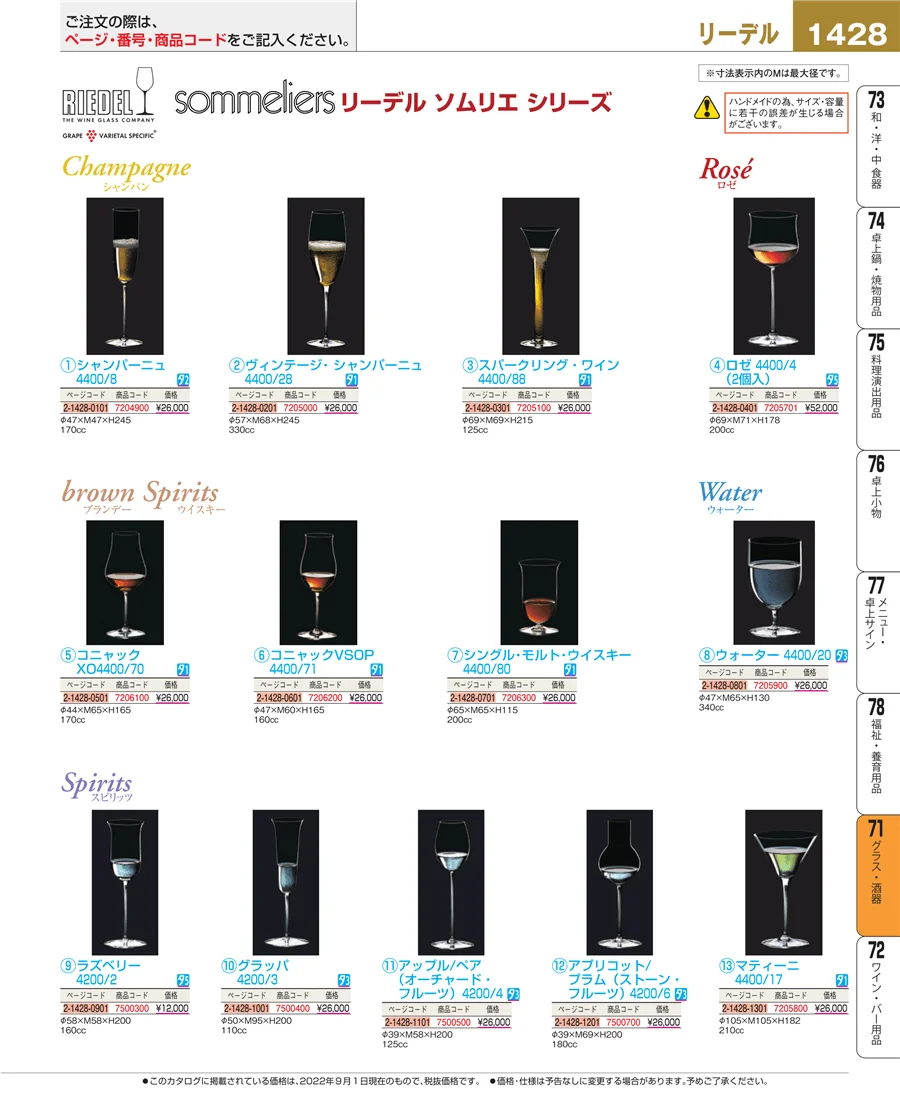 グラス・酒器 ページ1428