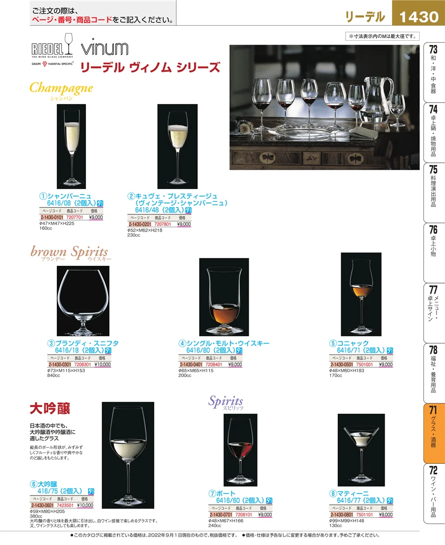 グラス・酒器 ページ1430