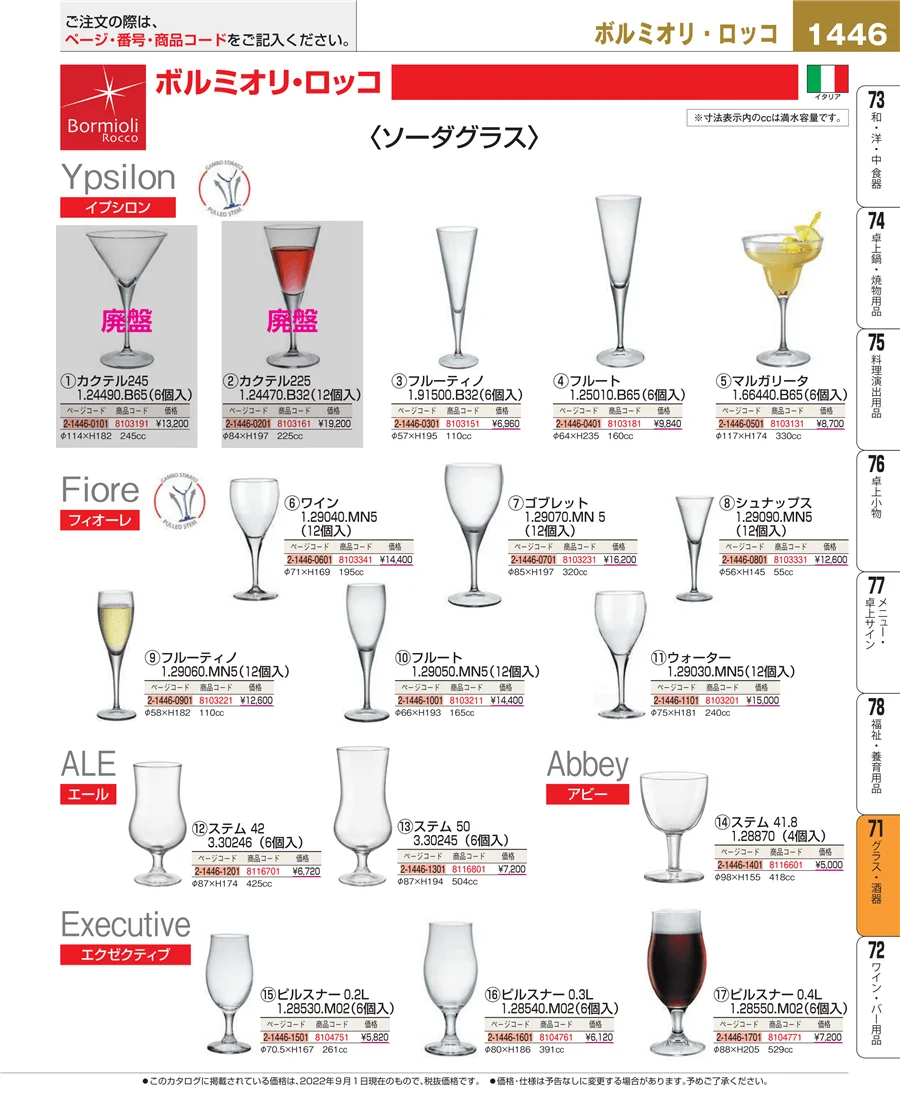 グラス・酒器 ページ1446
