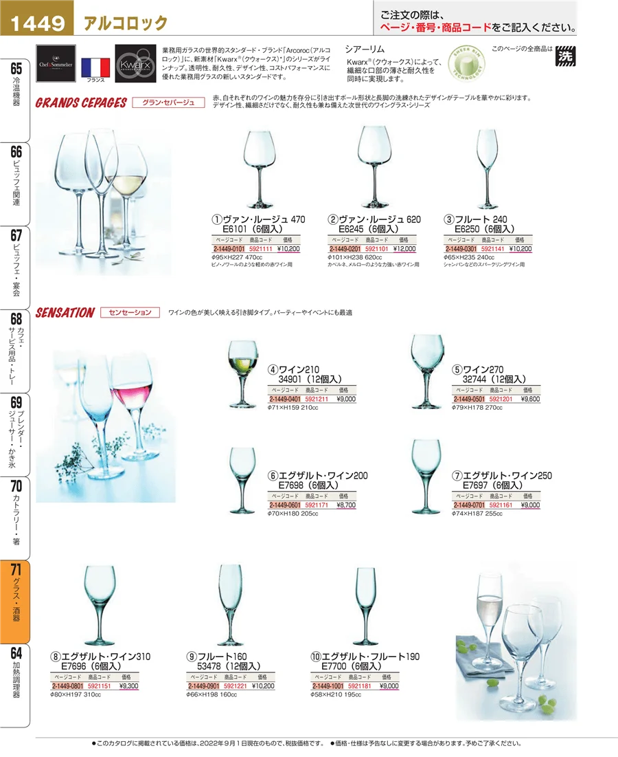グラス・酒器 ページ1449