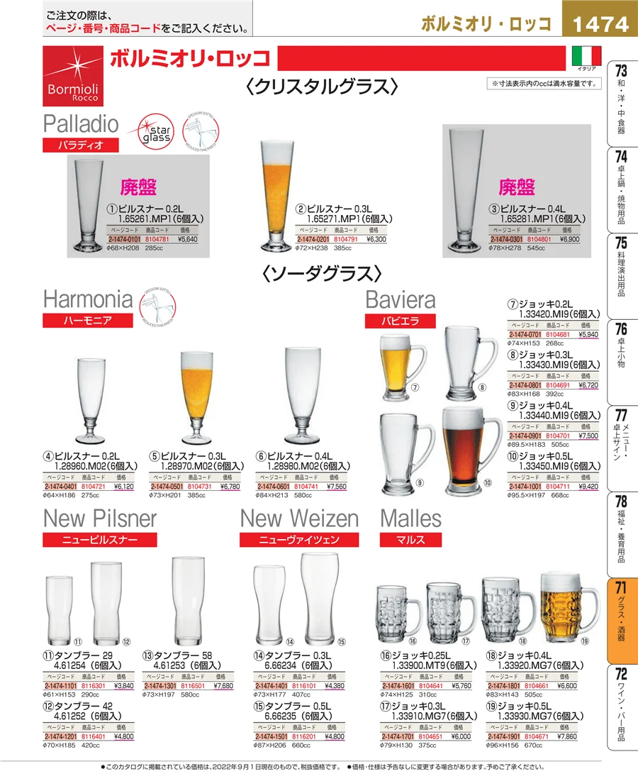 グラス・酒器 ページ1474