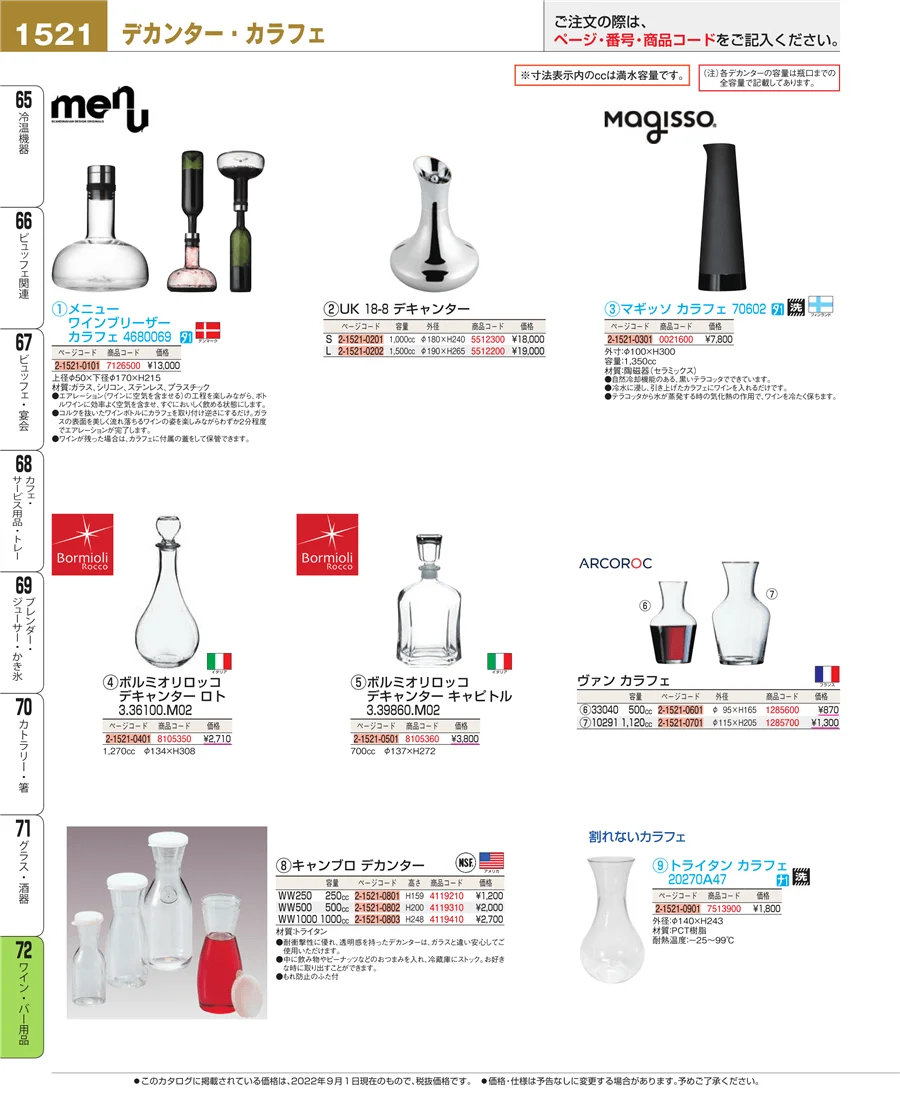ワイン・バー用品 ページ1521
