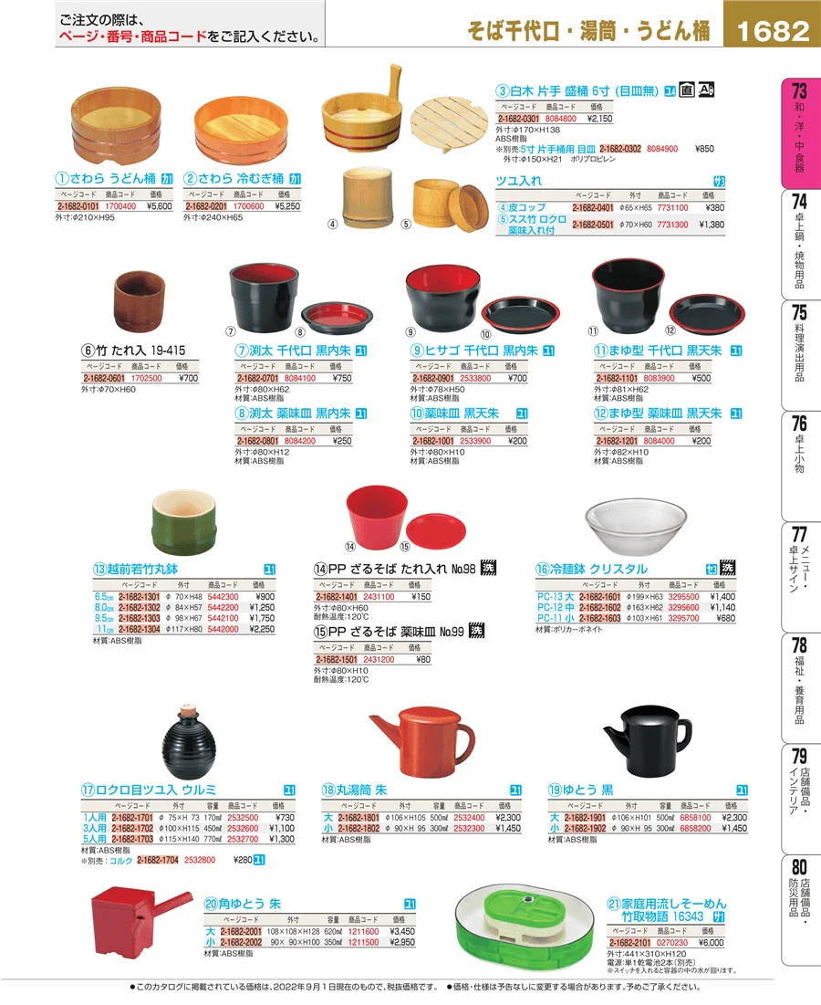 和・洋・中 食器 ページ1682