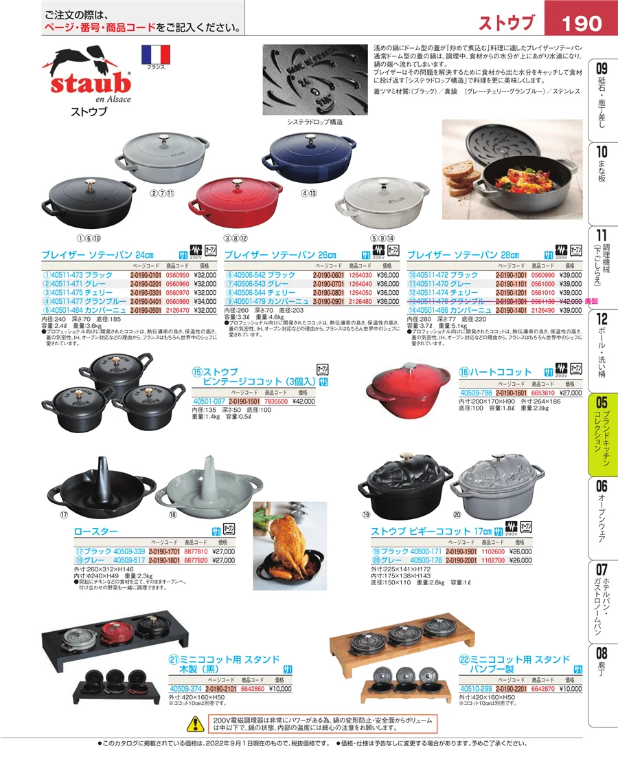 ブランドキッチンコレクション ページ190