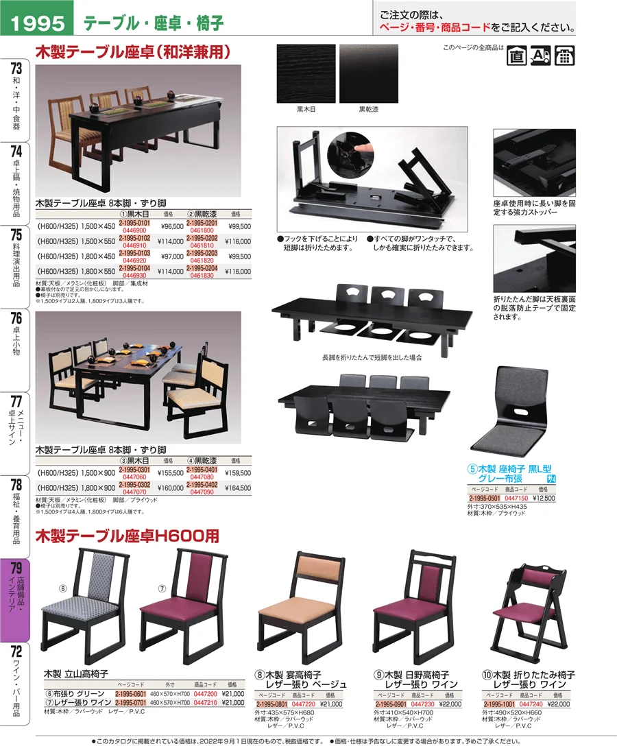 店舗備品・インテリア ページ1995