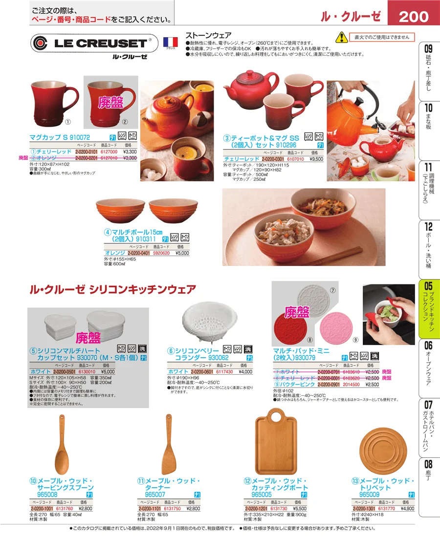 ブランドキッチンコレクション ページ200