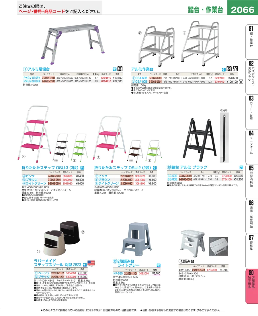 店舗備品・防災用品 ページ2066