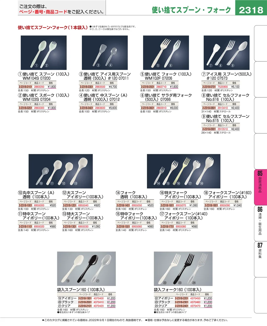 厨房消耗品 ページ2318