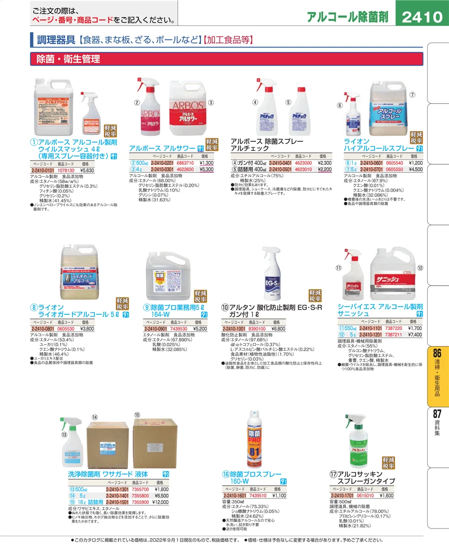 清掃・衛生用品 ページ2410