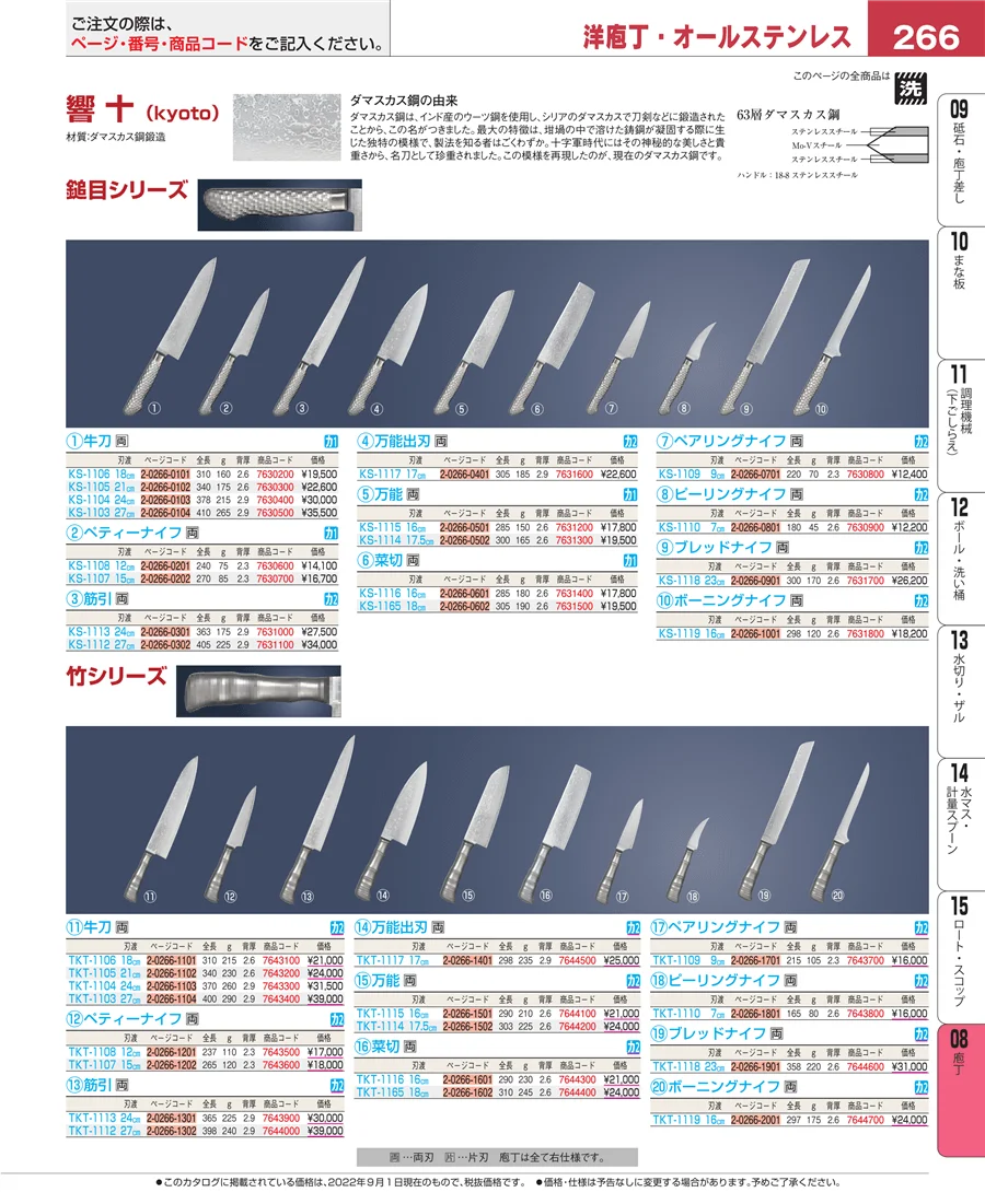庖丁 ページ266