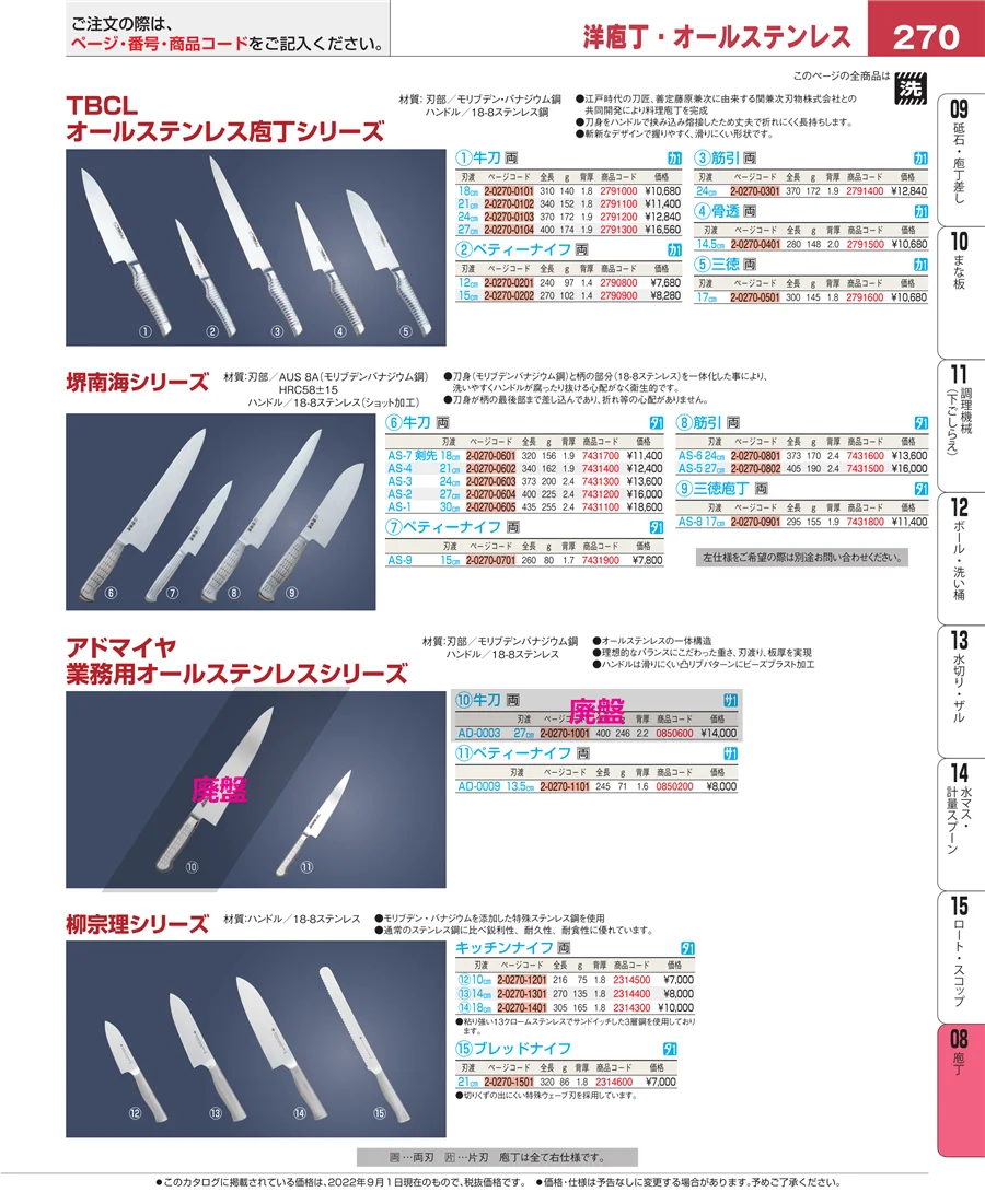庖丁 ページ270