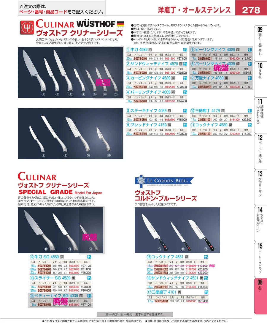 庖丁 ページ278