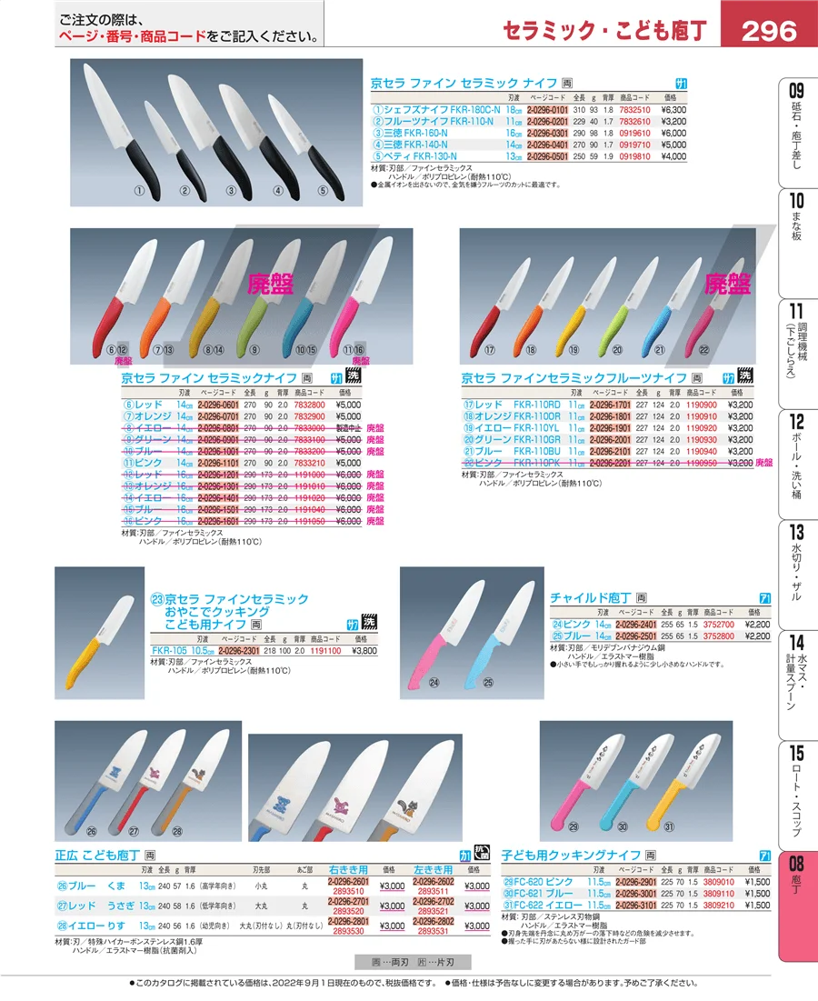 庖丁 ページ296