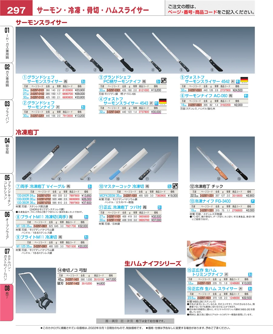 庖丁 ページ297