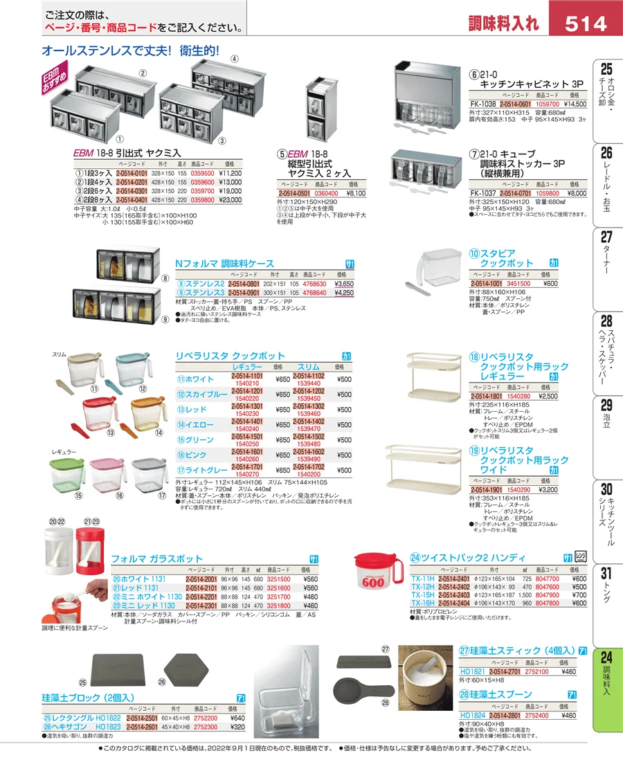 調味料入 ページ514