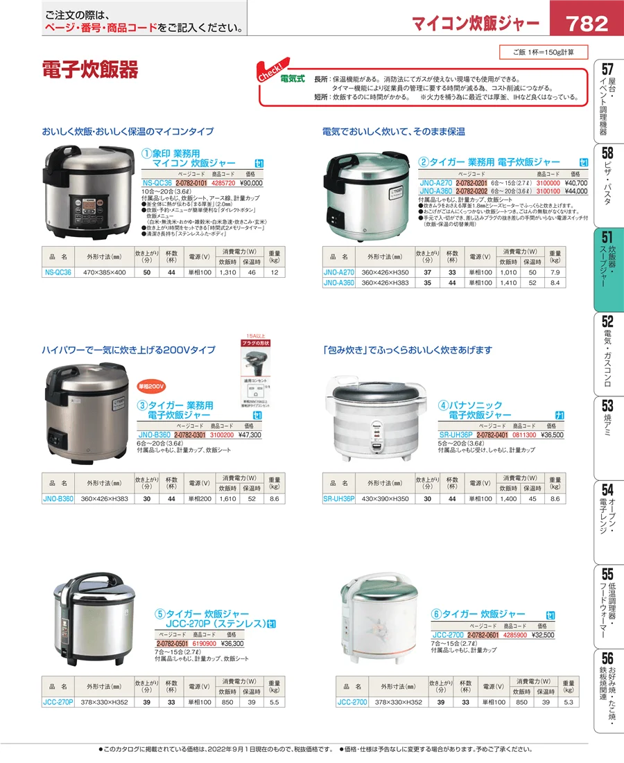 炊飯器・スープジャー ページ782