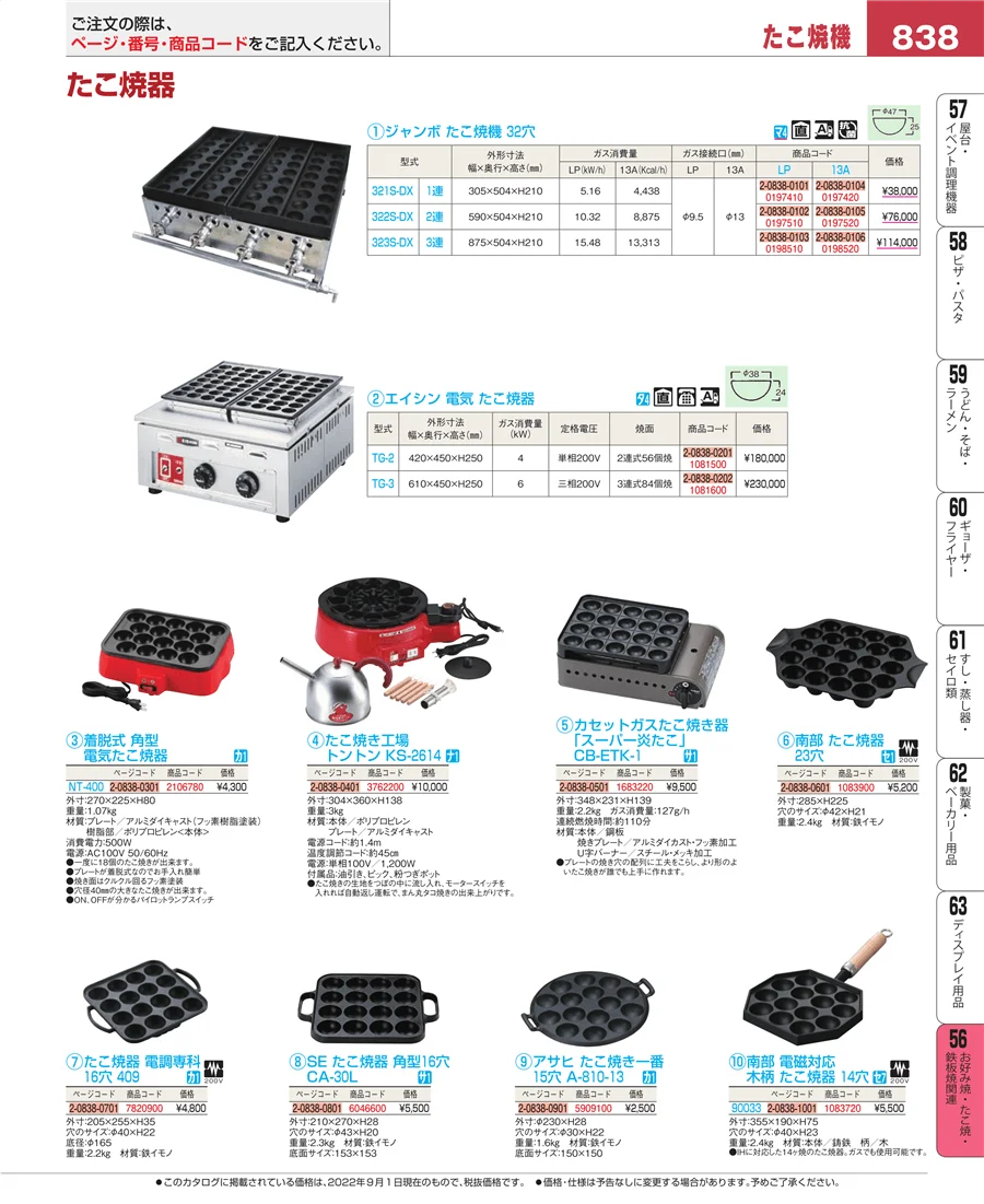 お好み焼・たこ焼・鉄板焼関連 ページ838