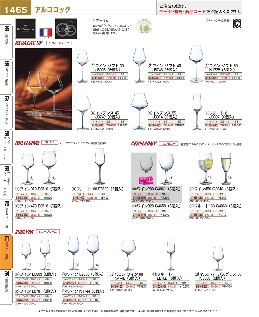 グラス・酒器 ページ1465