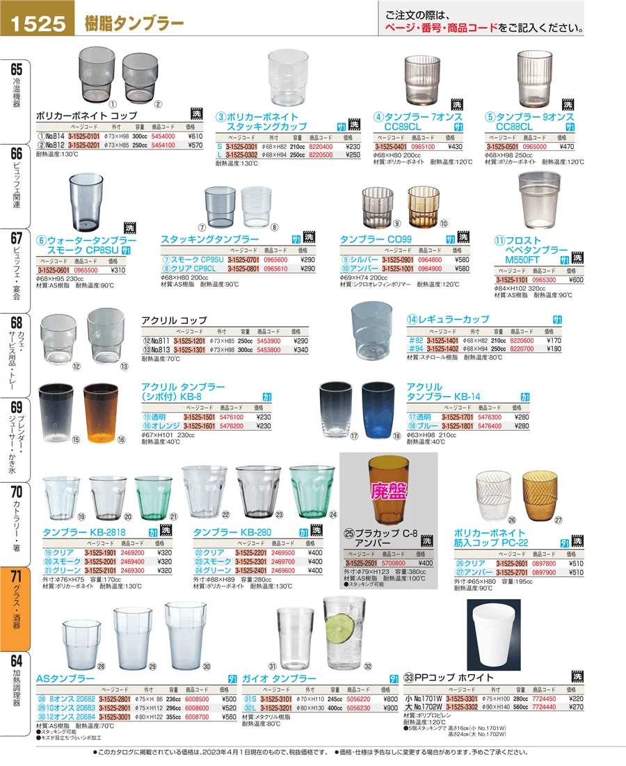 グラス・酒器 ページ1525