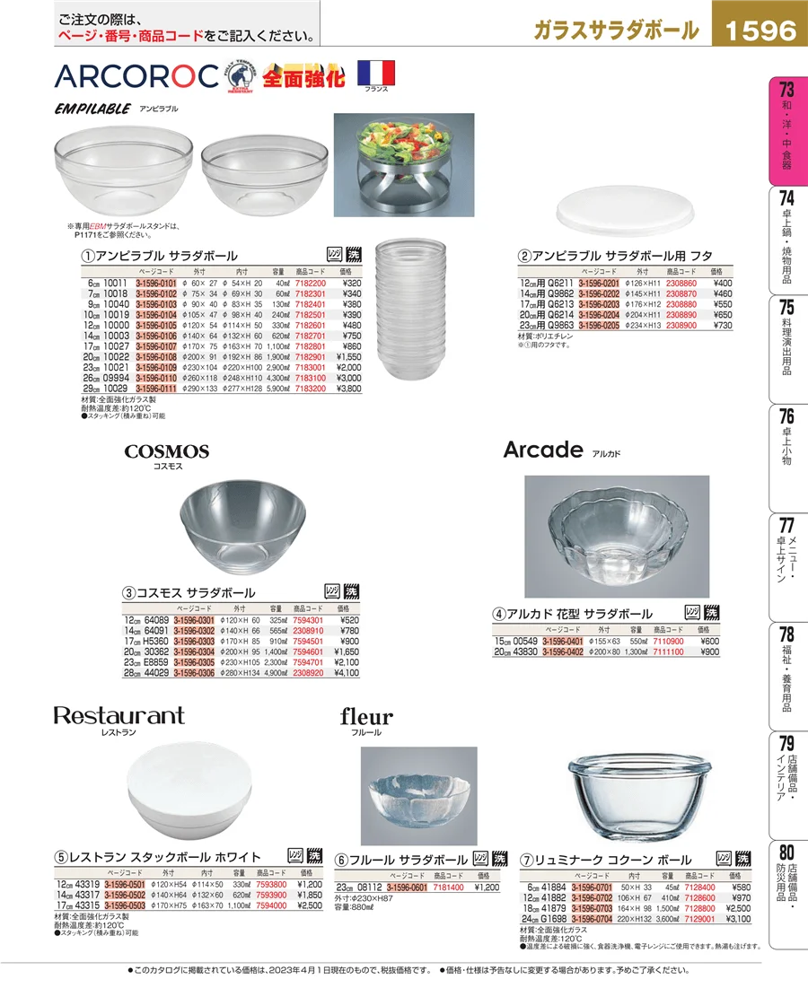 和・洋・中 食器 ページ1596