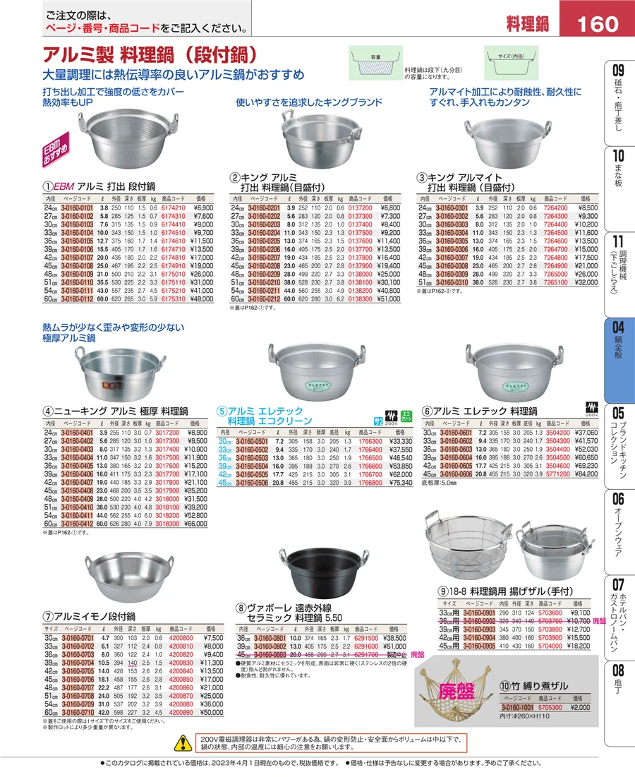 鍋全般 ページ160