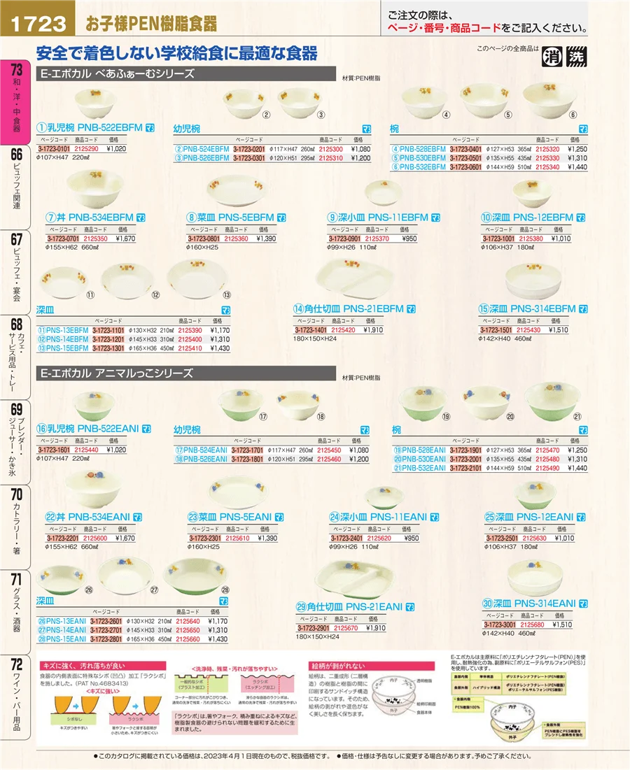 和・洋・中 食器 ページ1723