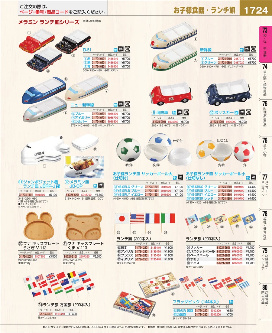 和・洋・中 食器 ページ1724