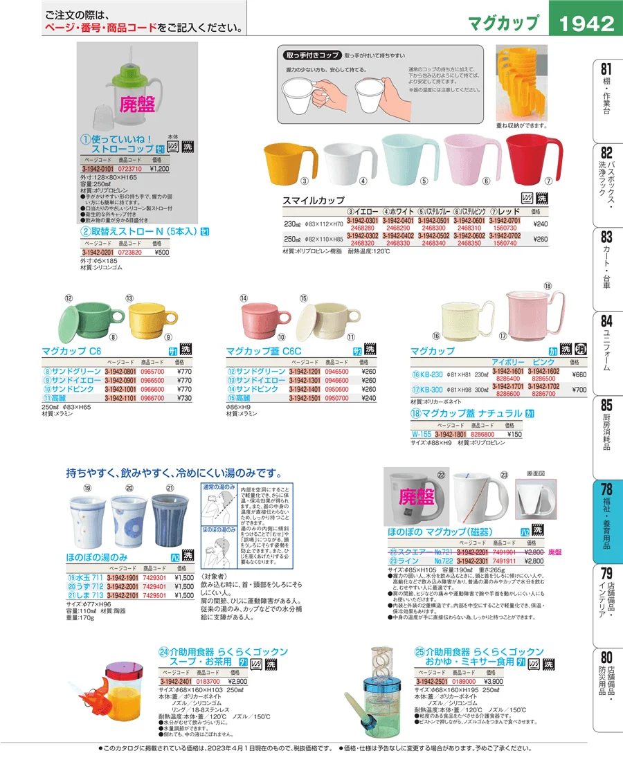 福祉・養育用品 ページ1942