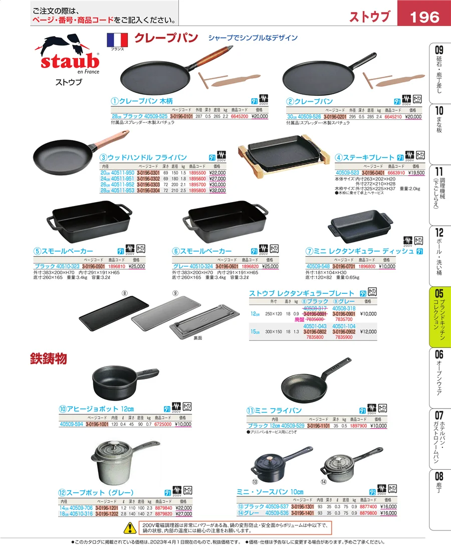 ブランドキッチンコレクション ページ196