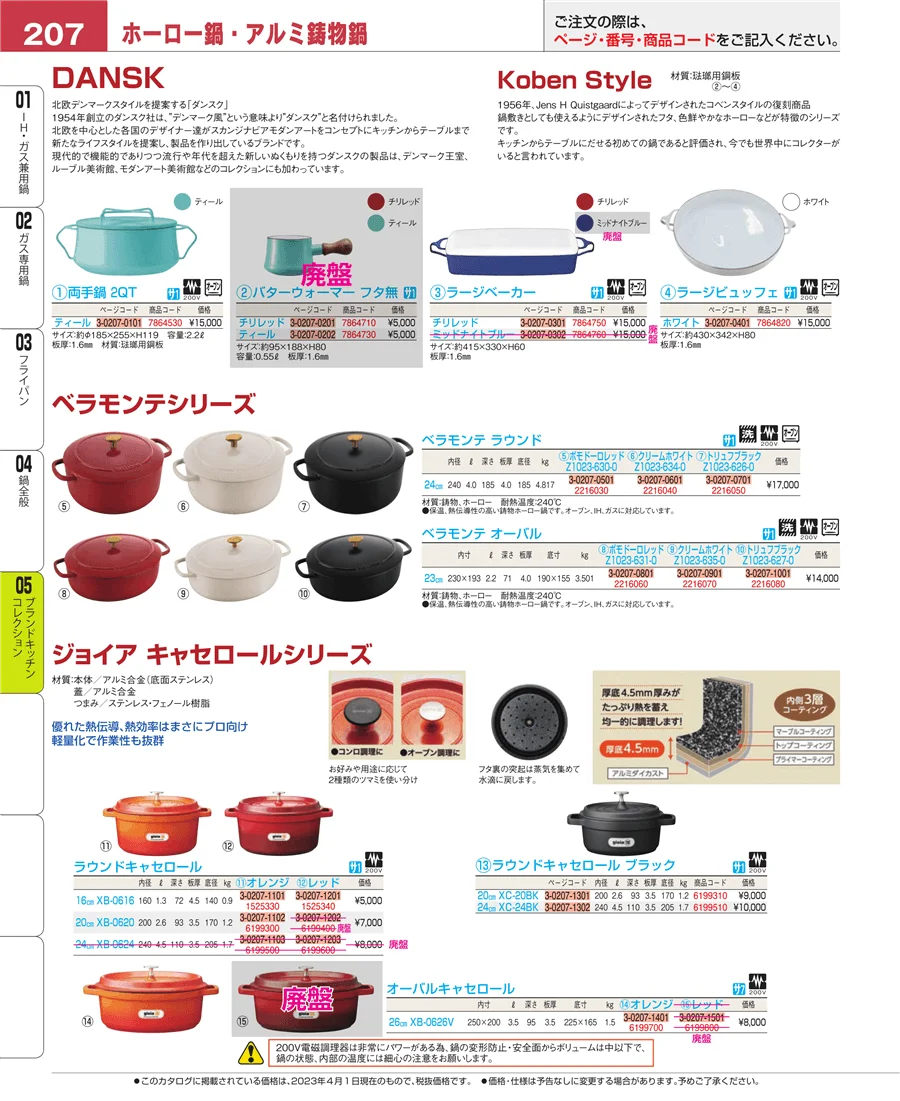 ブランドキッチンコレクション ページ207