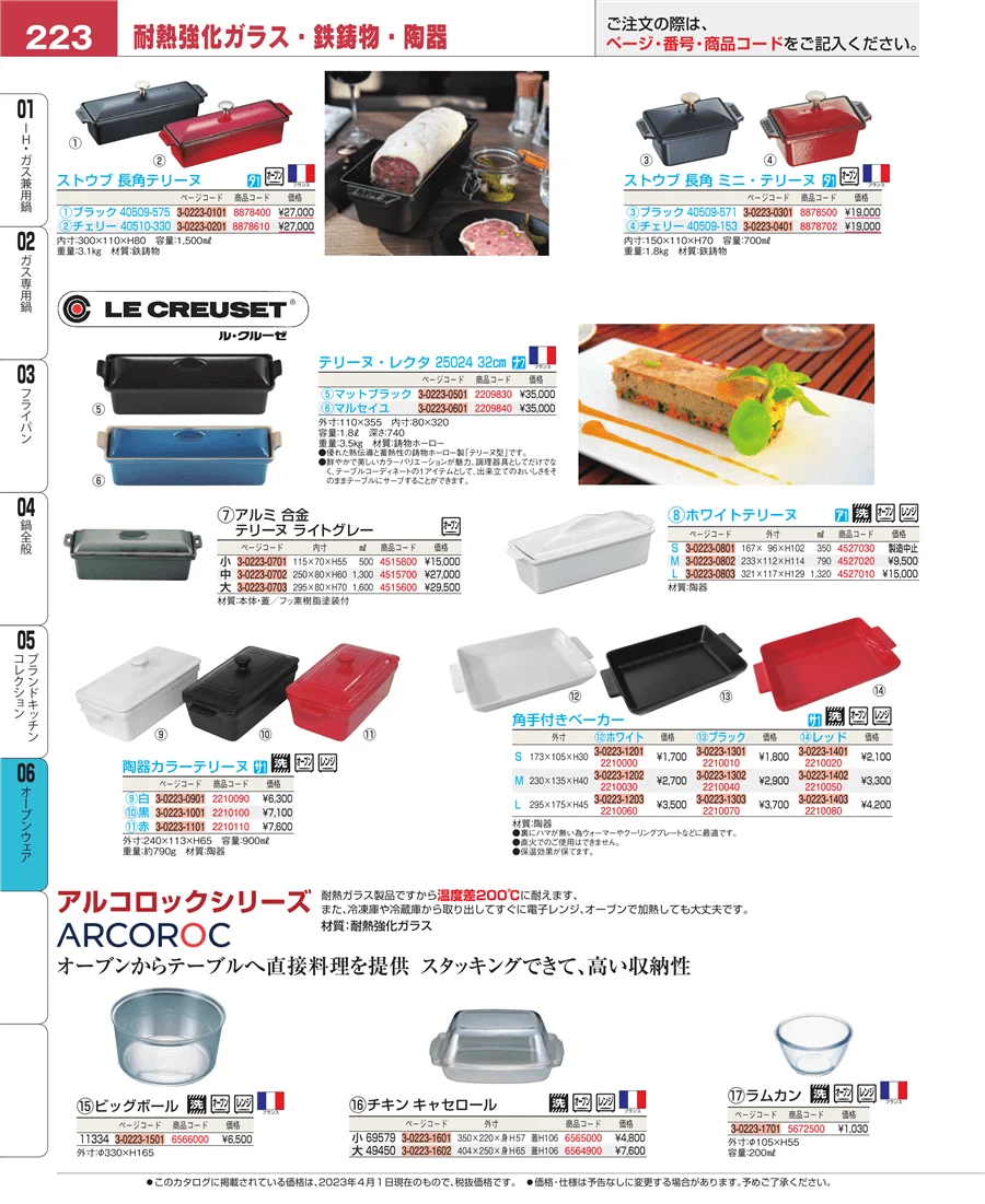 オーブンウェア ページ223