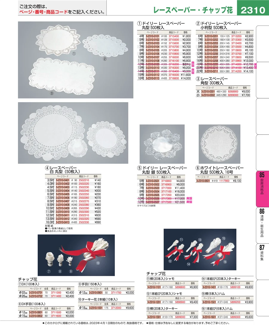 厨房消耗品 ページ2310
