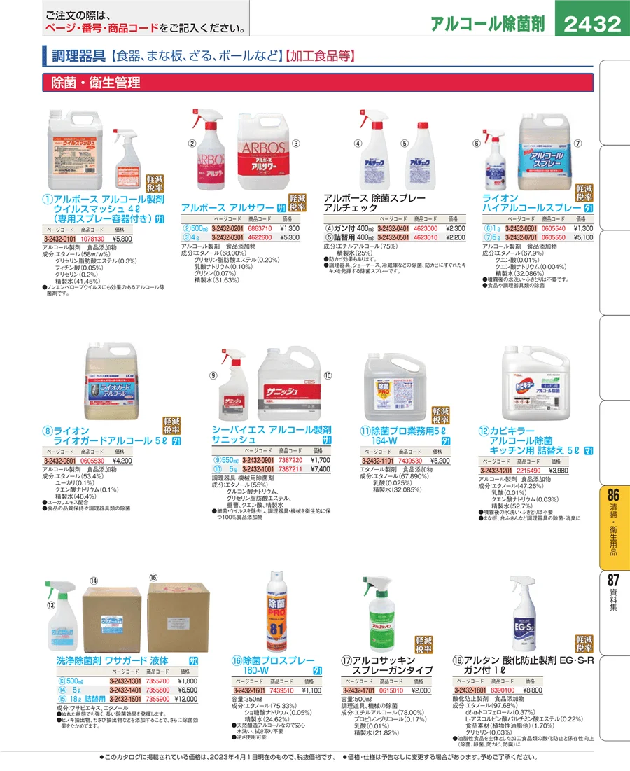 清掃・衛生用品 ページ2432