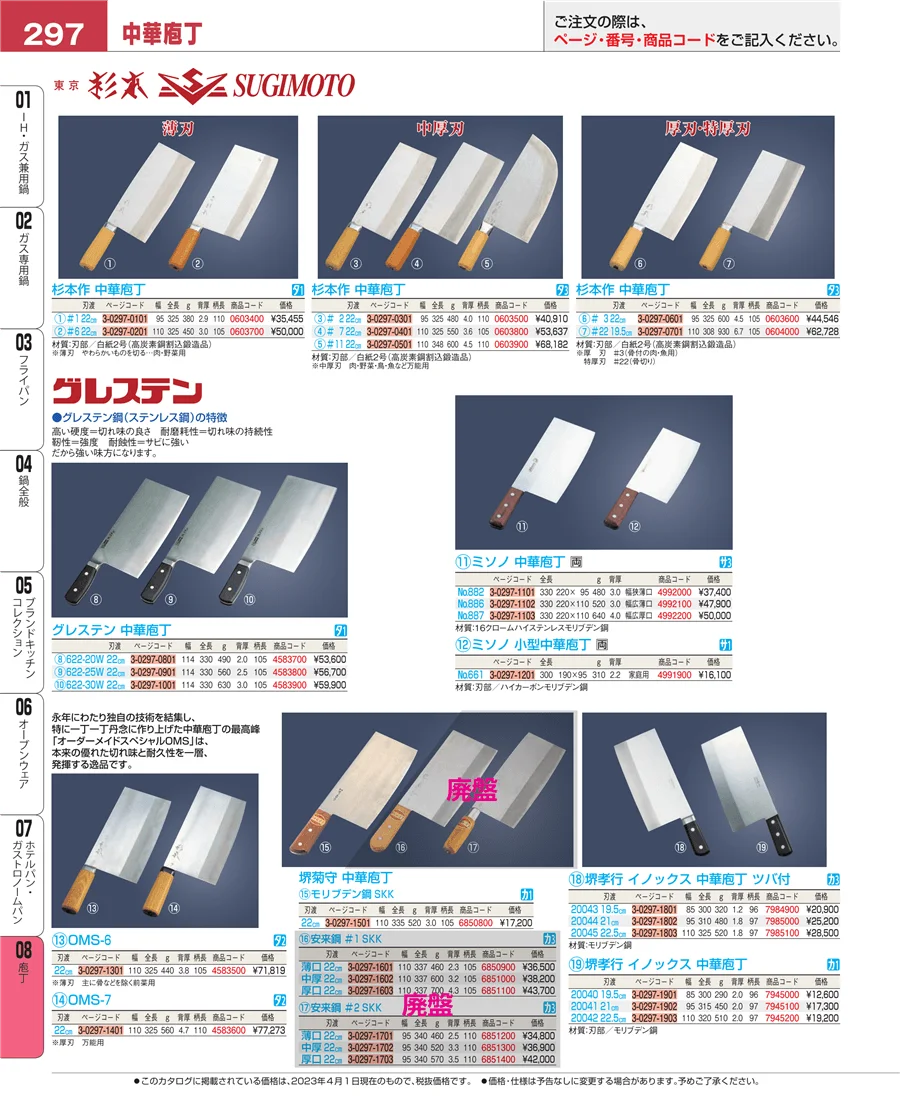 庖丁 ページ297