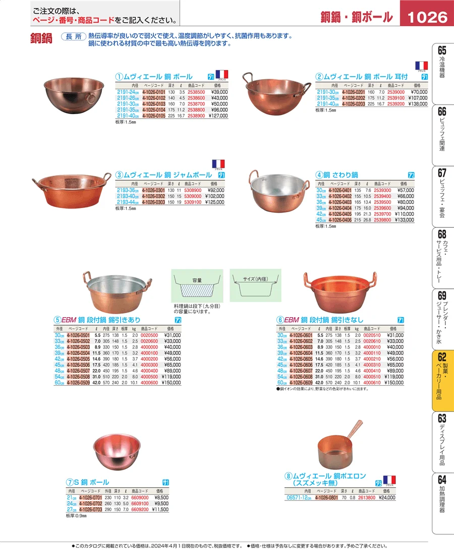 製菓・ベーカリー用品 ページ1026