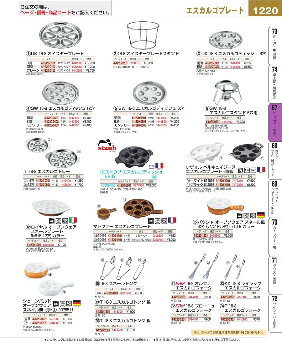 ビュッフェ・宴会 ページ1220